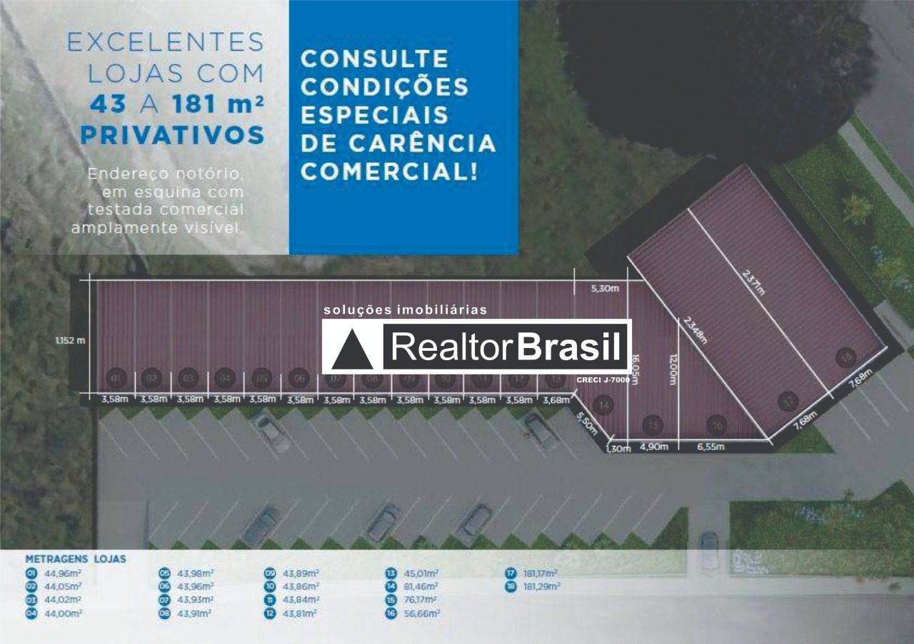 LOJAS 45,01M² a 181,29M² - ALTO BOQUEIRÃO – foto 14